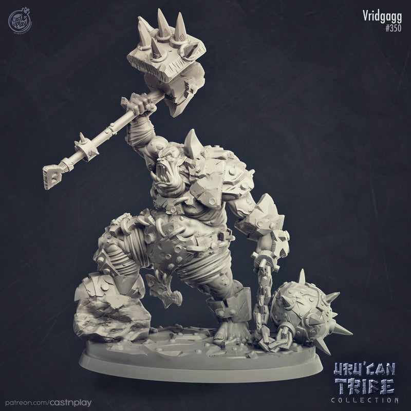 Raging Ogre | 28mm, 32mm Scale | Storm King's Thunder | Dungeons and Dragons Miniatures  | Pathfinder Miniatures | DnD Mini | - Only-Games