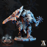 Tanarukk Demon DnD | 70mm | Foot soldier Demon | Skulltaker Daemon Khorne | 32mm scale | Out of the Abyss | Demon | Dungeons and Dragons | - Only-Games