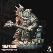 Dwarf Fighter Cleric Mace Resin Miniatures | Dungeons and Dragons | 28mm, 32mm, 75mm | Pathfinder | Figure for Painting - Only-Games