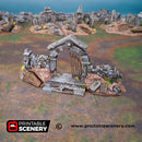 Hallowed Graveyard - Shadowfey Wilds Grave Yard Cemetery 15mm 20mm 28mm 32mm Wargaming Terrain D&D DnD