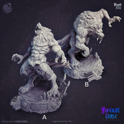 Werewolf | 28mm and 32mm Scale | Werewolf Miniature | Dungeons and Dragons Miniatures Lycan | Pathfinder Miniatures | Figurine | DnD Mini | - Only-Games