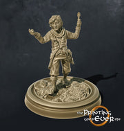 Halfling Adventurer | Hobbit mini| Resin Miniatures | Dungeons and Dragons | 28mm, 32mm, 75mm Scale | Pathfinder | Figure  model Painting | - Only-Games