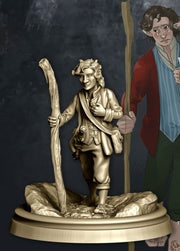 Halfling Adventurer Rogue 2 poses | 28mm Scale | 32mm Scale | Pathfinder Figure | DnD | Figurine unpainted | - Only-Games