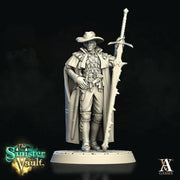 Witch Hunter | Blood Hunter| Ranger Monster Slayer Miniatures Great Sword | Dungeons and Dragons | Pathfinder | Figure for Painting | - Only-Games