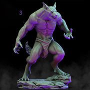 Werewolves (4 different models) | 28mm and 32mm scale | 65mm | Resin Miniature | Dungeons and Dragons | Figure for painting |Pathfinder mini - Only-Games