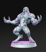 Werewolf | 28mm and 32mm Scale | Werewolf Miniature | Dungeons and Dragons Miniatures Lycan | Pathfinder Miniatures | Figurine | DnD Mini | - Only-Games