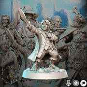 Halfling Rogue | Resin Miniatures | Dungeons and Dragons | 28mm and 32mm | Pathfinder | Figure for Painting | Thief mini DnD || - Only-Games