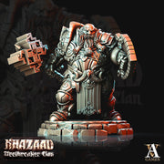Dwarf Fighter with Mace & shield Resin Miniatures | D n D | 28mm, 32mm, 54mm Scale,75mm,100mm Scale| Pathfinder | Figure for Painting - Only-Games