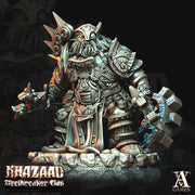 Dwarf Fighter Artificer Cleric Resin Miniatures | Dungeons and Dragons | 28mm, 32mm, 75mm | Pathfinder | Figure for Painting| - Only-Games