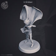 Kid Human Wizard Miniatures | Spell Caster | Dungeons and Dragons | 28mm, 32mm, 75mm | Pathfinder | Unpainted | Nolzur’s Marvelous - Only-Games
