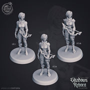 Female Half-Elf Ranger Archer DnD Miniature | Player Character model  | Dungeons and Dragons | 28mm, 32mm, 75mm | Pathfinder | Unpainted | - Only-Games