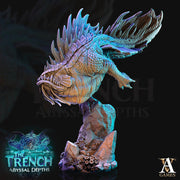 Aquatic Monster Predator | 134mm Tall Resin Miniature | Dungeons and Dragons Miniatures | Pathfinder | DnD 5e | Underwater | Role Playing - Only-Games