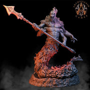 Salamander Noble | 32mm scale 70mm | 28mm scale 60mm | Dungeons and Dragons Resin miniature | 3d printed |Unpainted Figure | - Only-Games