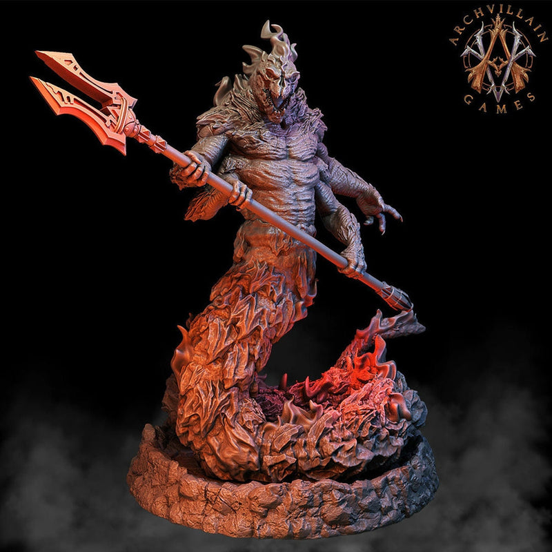 Salamander Noble | 32mm scale 70mm | 28mm scale 60mm | Dungeons and Dragons Resin miniature | 3d printed |Unpainted Figure | - Only-Games