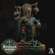 Wererat The Executioner | Resin Miniature | Dungeons and Dragons | 84mm tall | 28mm,32mm Scale | Pathfinder ratfolk | D&D - Only-Games