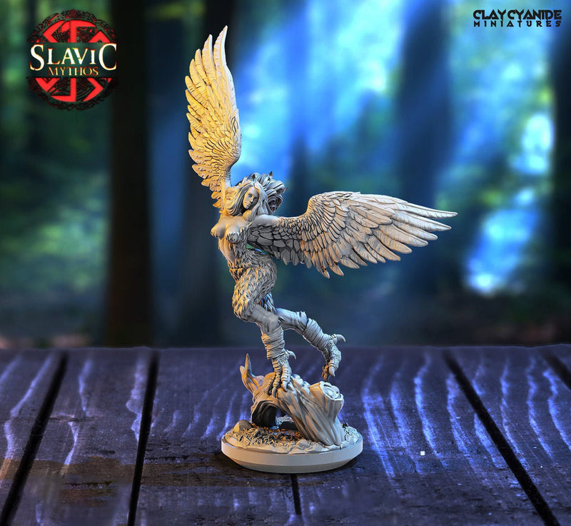 Harpy Sexy Monstrosity |28mm,32mm,54mm, 75mm,100mm Scales |Flying monster Miniature | D and D Miniatures | Pathfinder Miniatures | - Only-Games