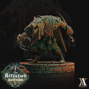 Wererat in Heavy Armor Ratfolk  | Resin Miniature | Dungeons and Dragons | 28mm,32mm,75mm Scales | Pathfinder  | D&D | - Only-Games