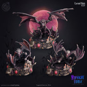 Cursed Bats | 28mm, 32mm Scale | Vampire Animal Monster Miniature | Dungeons and Dragons | Pathfinder Miniatures | Figurine | DnD bat mini | - Only-Games