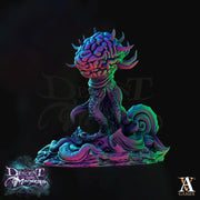 Elder Brain Mind Flayer, Illithid Unpainted |105 mm (4.1") tall 28mm/32mm Scales | Dungeons and Dragons | Pathfinder | DnD 5e | Mindflayer - Only-Games