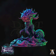 Elder Brain Mind Flayer, Illithid Unpainted |105 mm (4.1") tall 28mm/32mm Scales | Dungeons and Dragons | Pathfinder | DnD 5e | Mindflayer - Only-Games