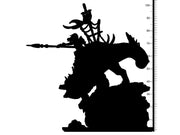 Female Pinup Beastmaster Ranger Drake Rider | 100mm tall with Base Resin Miniature | Dungeons and Dragons | DnD 5e | Figure Role Playing - Only-Games