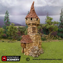 Hagglethorn Tower - Hagglethorn Hollow - Printable Scenery 15mm 20mm 28mm 32mm 40mm Wargaming Terrain D&D DnD