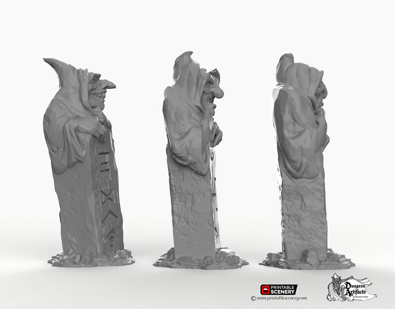 The Waymarkers - Hagglethorn Hollow Printable Scenery Ancient Ruins 15mm 20mm 28mm 32mm 37mm Terrain D&D DnD - Only-Games