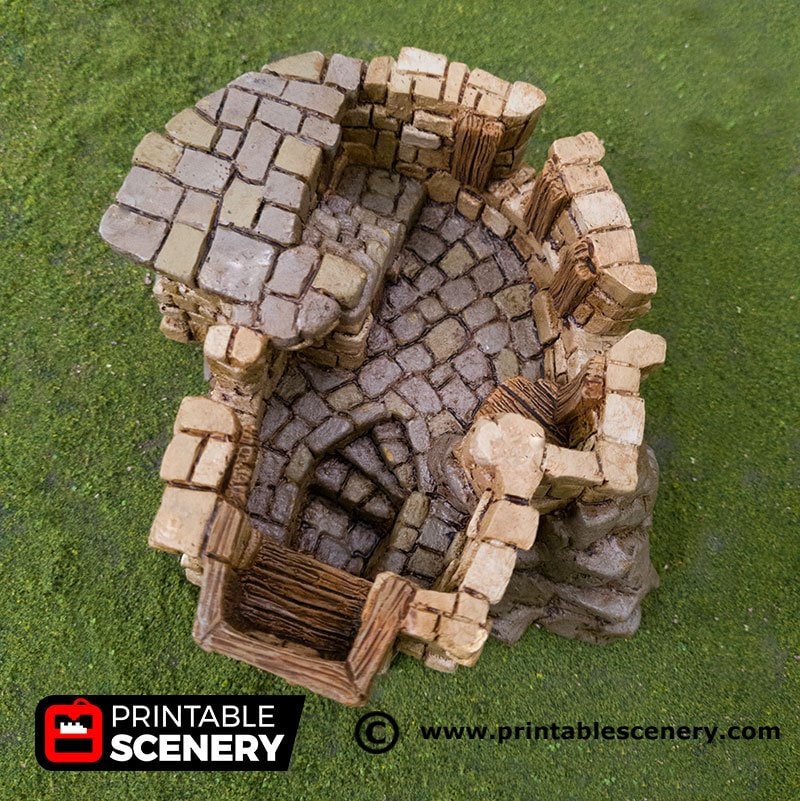 Hagglethorn Tower - Hagglethorn Hollow - Printable Scenery 15mm 20mm 28mm 32mm 40mm Wargaming Terrain D&D DnD - Only-Games