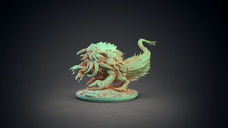 Great old ones | 3 sizes 50mm,40mm,25mm Base Size | Resin Miniature | Cthulhu The Great Old Ones | DnD 5e | Figure Role Playing - Only-Games