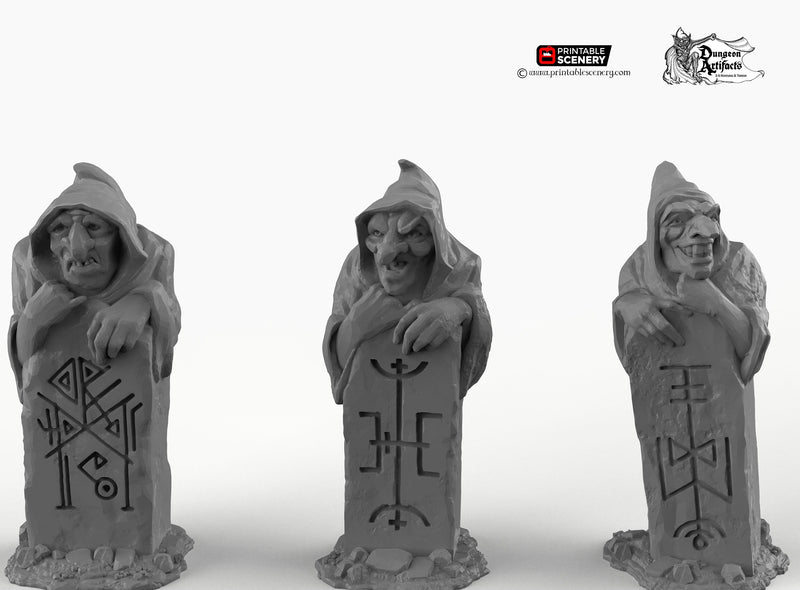 The Waymarkers - Hagglethorn Hollow Printable Scenery Ancient Ruins 15mm 20mm 28mm 32mm 37mm Terrain D&D DnD - Only-Games