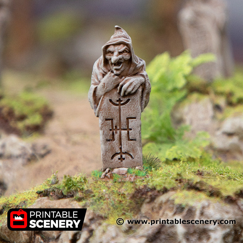 The Waymarkers - Hagglethorn Hollow Printable Scenery Ancient Ruins 15mm 20mm 28mm 32mm 37mm Terrain D&D DnD - Only-Games
