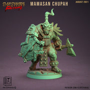 Orc Shield and Axe | Orc | 28mm, 32mm, 75mm Scale Resin Miniature | Dungeons and Dragons | Pathfinder | - Only-Games