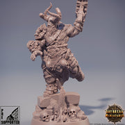Oathbreaker Knight with  hammer | Blood Warriors | 28mm, 32mm, 75mm | Miniature | Dungeons and Dragons | Pathfinder | - Only-Games