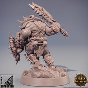 Beastman - Minotaur -Yakfolk  | 28mm, 32mm,54mm,75mm, 100mm Scale Resin Miniature | Dungeons and Dragons Miniatures | Pathfinder | - Only-Games