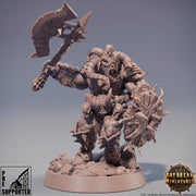 Beastman - Minotaur -Yakfolk  | 28mm, 32mm,54mm,75mm, 100mm Scale Resin Miniature | Dungeons and Dragons Miniatures | Pathfinder | - Only-Games