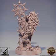 Beastman - Minotaur -Yakfolk  | 28mm, 32mm, 75mm Scale Resin Miniature | Dungeons and Dragons Miniatures | Pathfinder | - Only-Games