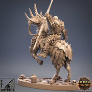 Elite Vampire Cavalry. Blood Knights Proxy | Mounted Vampire Miniature | 28mm Scale | 32mm Scale | 75mm Scale | Pathfinder | DnD | Strahd - Only-Games