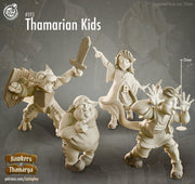 Orphan Kids various Races | 28mm,32mm, 75mm Scale | NPC Miniature | Dungeons and Dragons | Pathfinder Miniatures | DnD NPC mini | - Only-Games