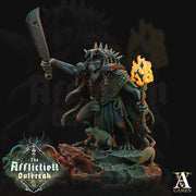 Wererat plague Bearer Priest | Resin Miniature | Dungeons and Dragons | 28mm,32mm,75mm Scales | Pathfinder ratfolk | D&D 5e | - Only-Games