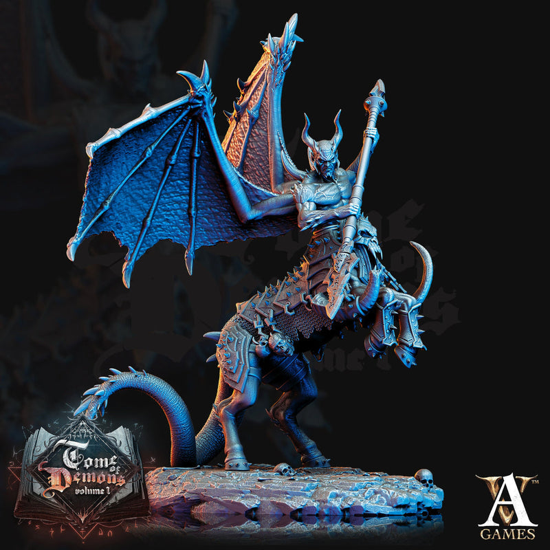 Armanite | Decataurs | Demon Lord | 28mm/32mm scale | 75mm Tall | Out of the Abyss | Demon | Dungeons and Dragons | - Only-Games