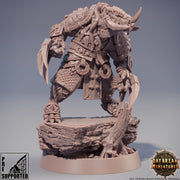 Dragonborn Fighter DnD miniature | 28mm, 32mm, 75mm Scale Resin Miniature | Dungeons and Dragons Miniatures | Pathfinder | - Only-Games