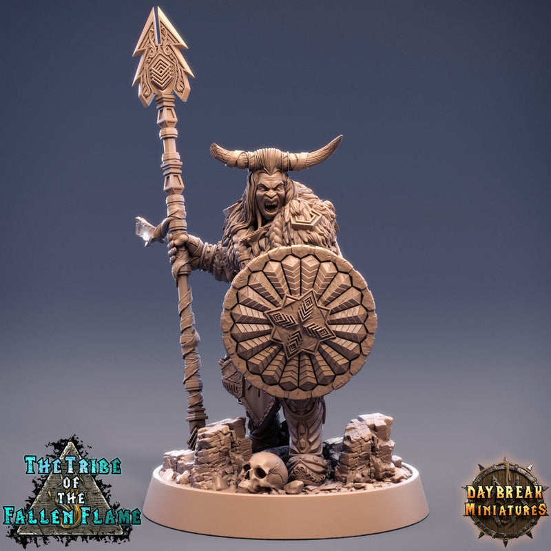 Female Hobgoblin Fighter Warrior| 28mm, 32mm, 75mm Scale Resin Miniature | Dungeons and Dragons | Daybreak  Miniatures - Only-Games