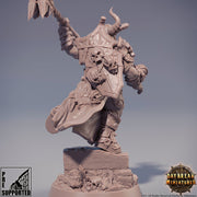 Oathbreaker Knight with  hammer | Blood Warriors | 28mm, 32mm, 75mm | Miniature | Dungeons and Dragons | Pathfinder | - Only-Games