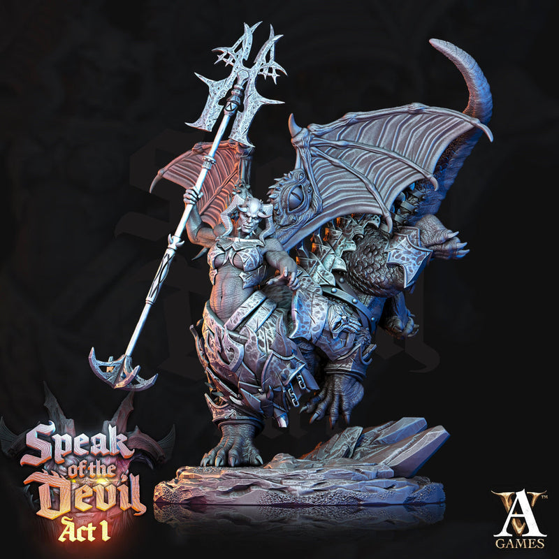 Demon Ogre  Devil | 105mm tall | 28mm/ 32mm scale (Large and Huge ) | Dungeons and Dragons - Only-Games