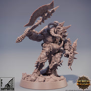 Beastman - Minotaur -Yakfolk  | 28mm, 32mm,54mm,75mm, 100mm Scale Resin Miniature | Dungeons and Dragons Miniatures | Pathfinder | - Only-Games