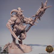 Beastman - Minotaur -Yakfolk  | 28mm, 32mm,54mm,75mm, 100mm Scale Resin Miniature | Dungeons and Dragons Miniatures | Pathfinder | - Only-Games