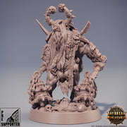 Beastman - Minotaur -Yakfolk  | 28mm, 32mm, 75mm Scale Resin Miniature | Dungeons and Dragons Miniatures | Pathfinder | - Only-Games