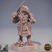 Dragonborn Fighter DnD miniature | 28mm, 32mm, 75mm Scale Resin Miniature | Dungeons and Dragons Miniatures | Pathfinder | - Only-Games