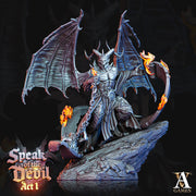 Greater Devil - Horned Devil, Demon Lord | 4 sizes: 35mm,50mm,60mm,75mm Base | Out of the Abyss | Dungeons & Dragons 5e RPG | TPG Wargames - Only-Games