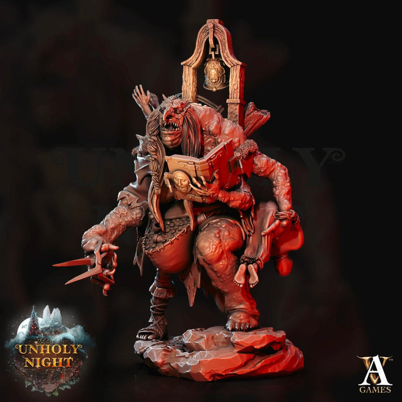 Troll, Ogre, Annis Hag, Night Hag 75mm tall | 28mm scale (40mm), 32mm scale(55mm) | Dungeons and Dragons | DnD 5e | - Only-Games
